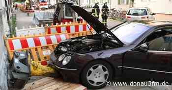 Ulm: Auto mit Gasantrieb in Baustelle gekracht - DONAU 3 FM