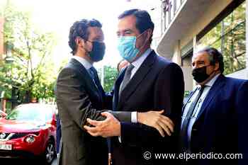 Casado critica ante Garamendi la "propaganda" que hace Sánchez de los acuerdos sociales - El Periódico