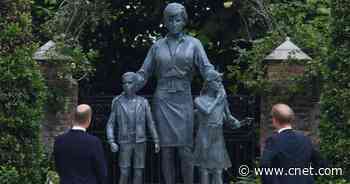 William and Harry unveil Diana statue for mom's birthday: 'We remember her love'     - CNET