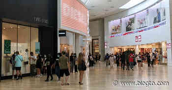 Shoppers flock back to Toronto mall on first day of reopening - blogTO