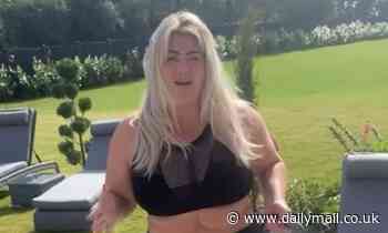 Gemma Collins motivates fans to 'get moving' as she flaunts slimmed down figure in crop top
