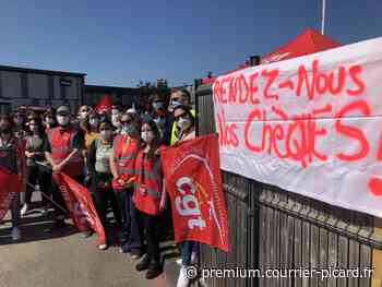 À Lacroix-Saint-Ouen, le bras de fer se poursuit entre la direction et les salariés en grève du centre d - Courrier picard
