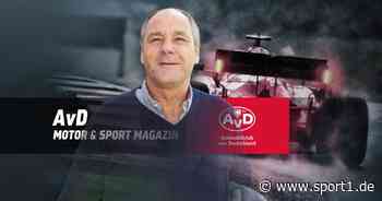 AvD Motor & Sport Magazin mit Gerhard Berger live auf SPORT1 - SPORT1