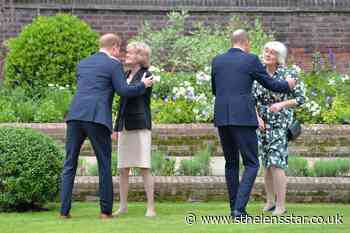 Who joined William and Harry at the Diana statue unveiling? - St Helens Star