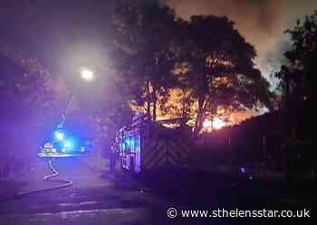 Huge fire breaks out at derelict Ravenhead Social Club - St Helens Star