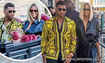 Ciara puts on a leggy display as she enjoys a romantic gondola ride with Russell Wilson in Venice 
