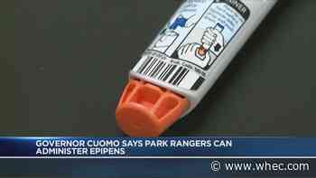 Forest and park rangers in NY can now carry and administer epipens
