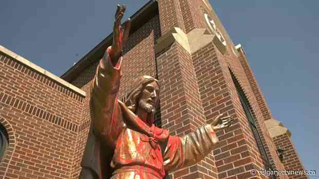 Police hate crime unit investigating after 10 Calgary churches vandalized overnight