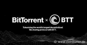 TRON (TRX)-Halter bekommen bald BitTorrent (BTT) geschenkt - Coin Kurier