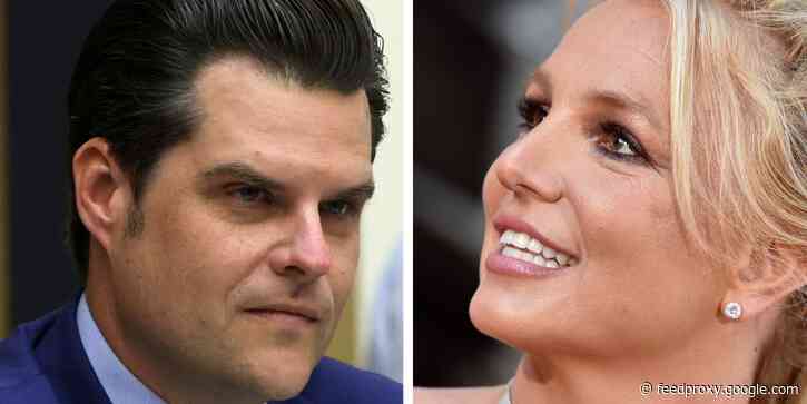Matt Gaetz asked Britney Spears to speak to Congress about how she's been 'mistreated by America's legal system'
