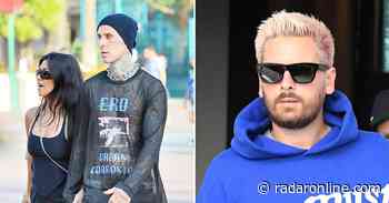 Kourtney Kardashian's Boyfriend Travis Barker Jumps In As Stepdad To Scott Disick's Youngest Son During Day At Disneyland - Radar Online