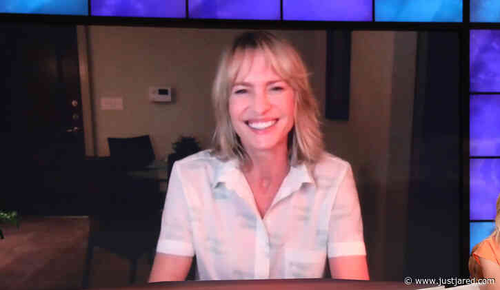 Robin Wright Avoids Question About Talking to Her Exes During 'Ellen' Game