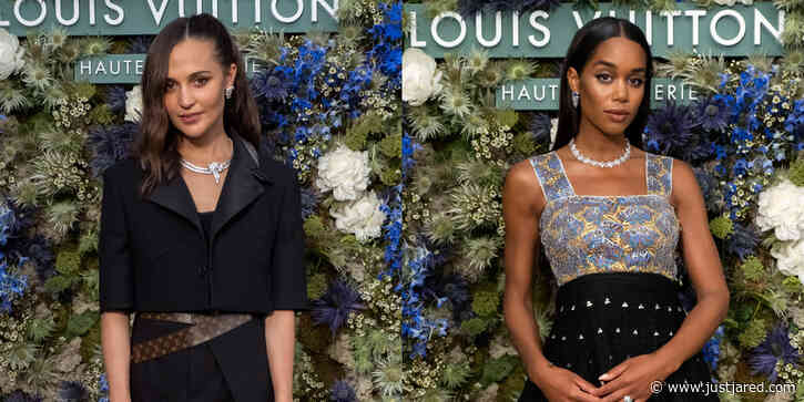 Alicia Vikander & Laura Harrier Join Their Louis Vuitton Family for Dinner in Monaco!