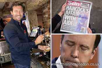 Publican queried over The Sun's Matt Hancock kiss footage