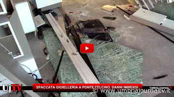 Spaccata alla gioielleria Farabbi di Ponte Felcino, danni immensi - Umbria Journal TV