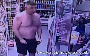 Nelson: Semi-naked customer hit shopkeeper over the head with bottle