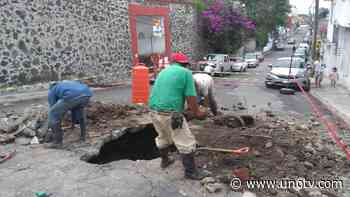 ¡Otro a la lista! Nace socavón en Cuernavaca; ve IMÁGENES - Uno TV Noticias