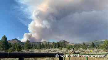 Crews Continue Battle Against Wildfire In Plumas National Forest - CBS Sacramento