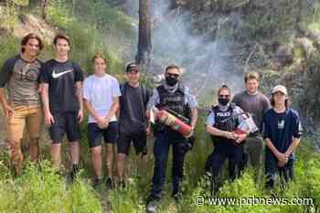 RCMP thank 6 teens for helping prevent forest fire in Williams Lake – Parksville Qualicum Beach News - Parksville Qualicum Beach News