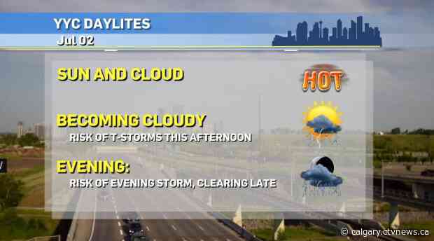 Staggered cool down coming across southern Alberta