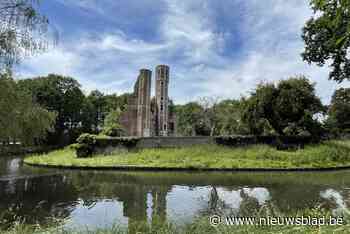 3D-scanner en drone meten kasteelruïne Ter Elst op