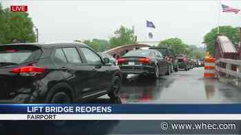 Fairport Lift Bridge officially reopens