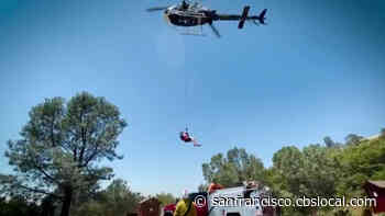 Helicopter Crew Rescues Hiker Having Medical Emergency On Mount Diablo - CBS San Francisco