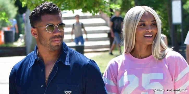 Ciara & Russell Wilson Show Some PDA During a Romantic Stroll in Venice