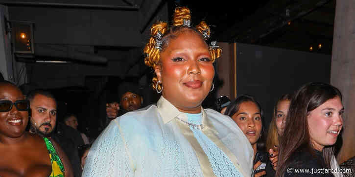 Lizzo Rocks Bleached Eyebrows & Bantu Knots While Out to Dinner