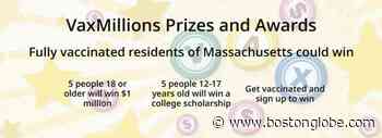 State officials say more than 726,000 signed up for coronavirus vaccine lottery on first day - The Boston Globe