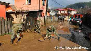 Alcalde de Curanilahue pidió apurar ayuda para 710 casas inundadas por las lluvias - Cooperativa.cl