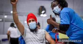 Alberta confirms 110 new cases of COVID-19 over 2 days, 44.8% of province now fully vaccinated