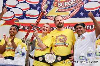 A Tie in Washington Eating Contest: 34 Burgers in 10 Minutes