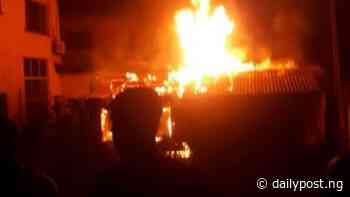 One person injured as fire razes over 20 shops in Potiskum - Daily Post Nigeria