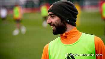 Bruno reacts cheekily to Mata's new contract - Manchester United