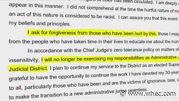 Doran steps down as administrative judge over 1988 Halloween photo