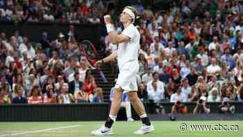 Canada's Denis Shapovalov defeats Andy Murray in straight sets at Wimbledon
