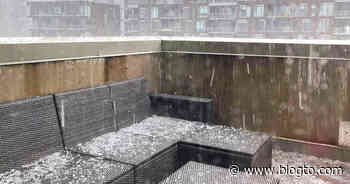 Toronto under extreme weather warning as hail abruptly hits the city - blogTO