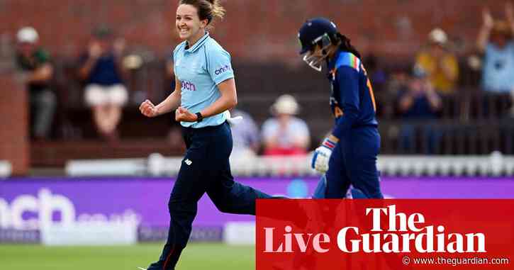 England v India: third women’s ODI – live!