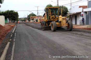 Obra de infraestrutura urbana do bairro Santa Rita segue sendo executada pela Prefeitura - Perfil News