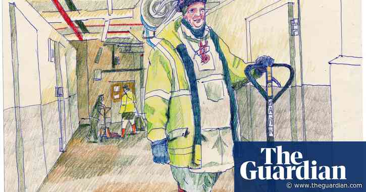 Sketches traded for stories at Billingsgate fish market – in pictures