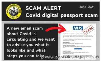 Blackburn with Darwen health bosses urge caution of vaccine passport scam - Lancashire Telegraph