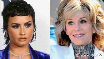 Demi Lovatos story makes Jane Fonda break into tears - Geo News