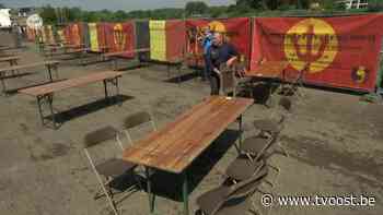 Dendermonde bouwt grootste EK-dorp: meer dan 1.200 toeschouwers mogelijk - TV Oost