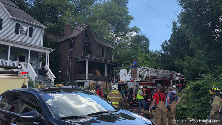 Firefighter Hospitalized After Responding To Heavy House Fire In Monessen