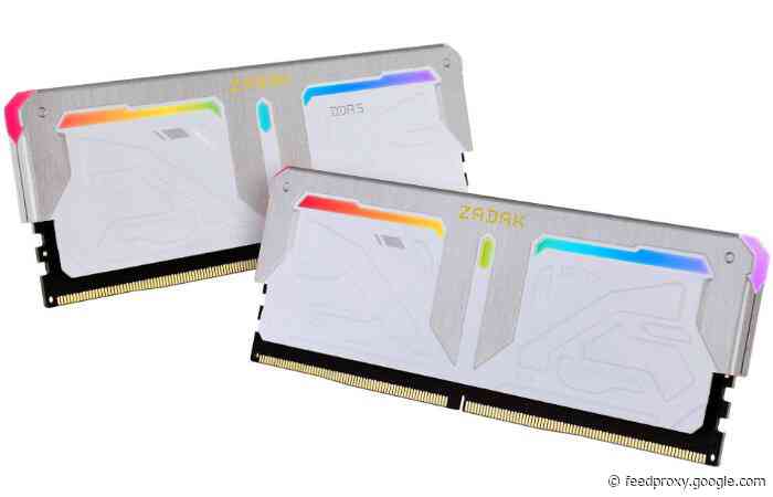 ZADAK Spark enthusiast 7200 DDR5 memory launching in 2021