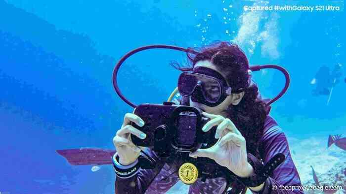 Samsung Galaxy S21 Ultra 5G used to record 8K video of tiger sharks (Video)