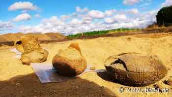 Archäologen entdecken Gräberfeld aus Bronzezeit in Guben - rbb24