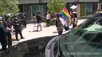 Los Angeles spa protest turns violent after alleged transgender exposure incident