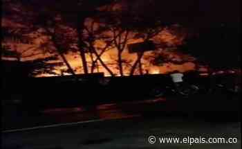 Incendian parqueadero de tránsito en Candelaria, Valle, tras desbloqueo de vías - El País